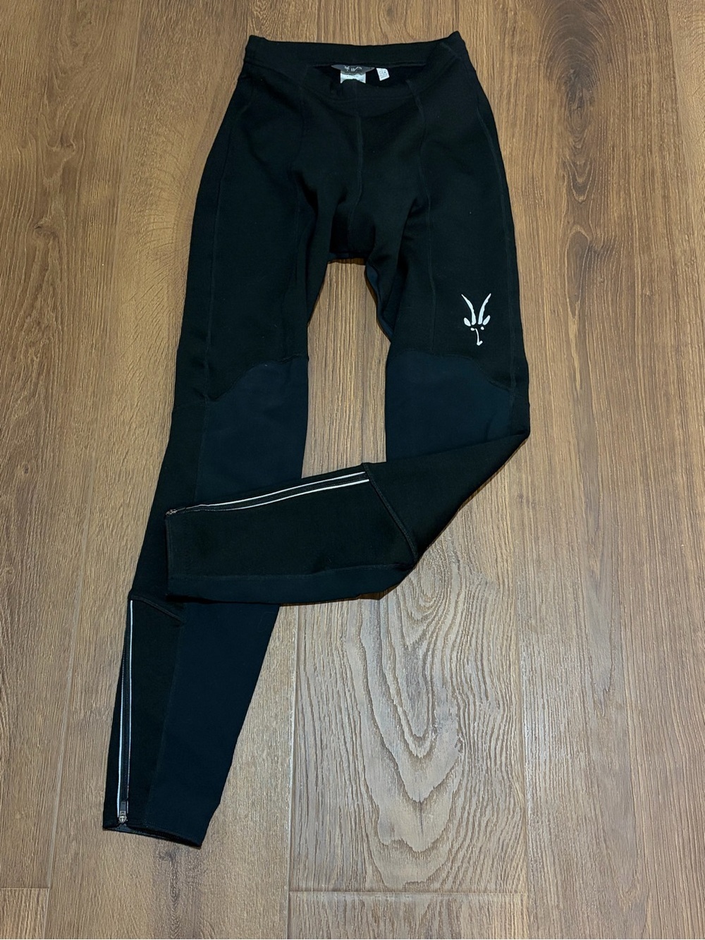Ibex | El Fito Wool Cycling pants/tights Black men’s size M bicycling cushion